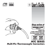 Thumbnail of document Manual - MTC-HP Crimp-Style Thermocouple Pin & Socket Contacts - Solid Core